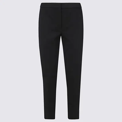 Max Mara Pegno Straight-leg Tailored Pants In Black