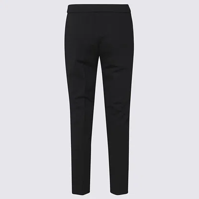 Max Mara Pegno Straight-leg Tailored Pants In Black