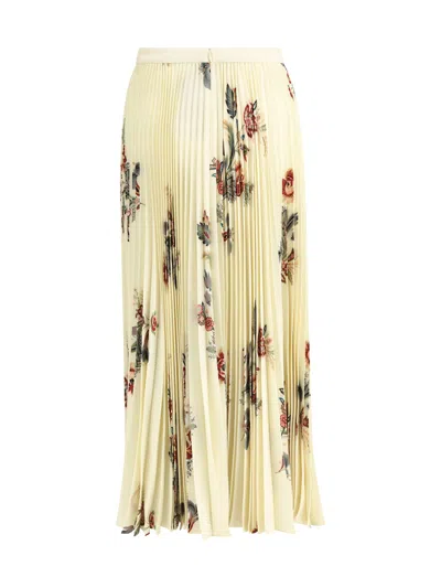 Etro Plissé Midi Skirt