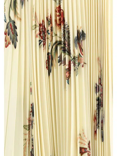 Etro Plissé Midi Skirt