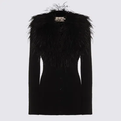 Blumarine Cardigan In Lana Nera Donna In Black
