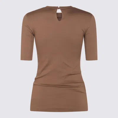 Brunello Cucinelli Brown Cotton T-shirt