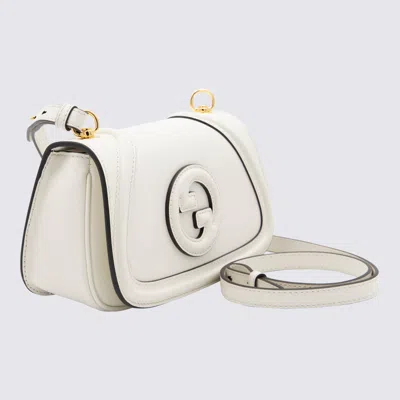 Gucci White Leather Blondie Shoulder Bag In White