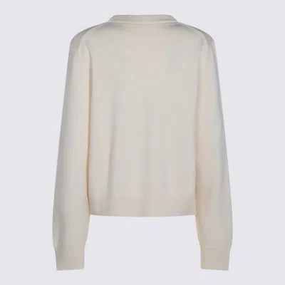 Jil Sander White Wool Knitwear
