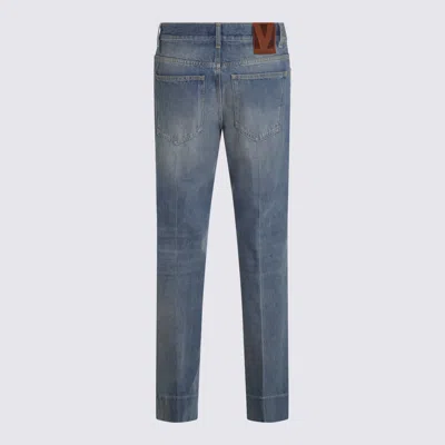 Valentino Garavani Blue Cotton Denim Jeans
