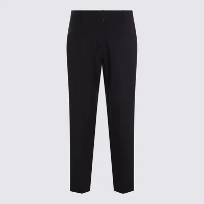 Brunello Cucinelli Dark Blue Wool Pants