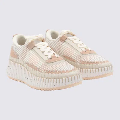 Chloé Nama Mesh Platform Sneakers