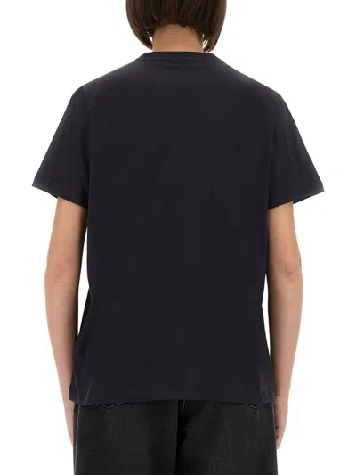 Ganni Crew-neck Cotton T-shirt With Banana Print