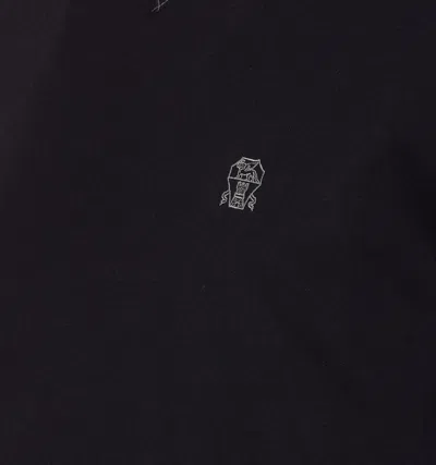 Brunello Cucinelli Slim Fit Crew-neck T-shirt In Lightweight Cotton Jersey In Black