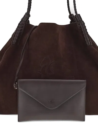 Etro Shoulder Bags With Dual Handles And Rectangular Shape