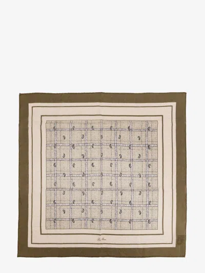 Loro Piana Men Boteh Cashmere And Silk Foulard