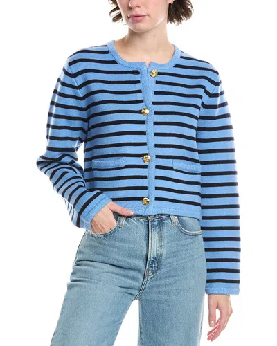 Endless Rose Knit Stripe Wool-blend Cardigan