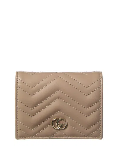 Gucci Gg Marmont Leather Card Case
