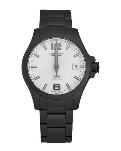 Longines Men's Conquest Vhp Watch In Black
