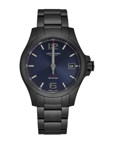 Longines Men's Conquest Vhp Watch In Black