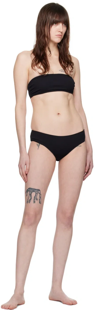 Filippa K Black Bandeau Bikini Top In Black
