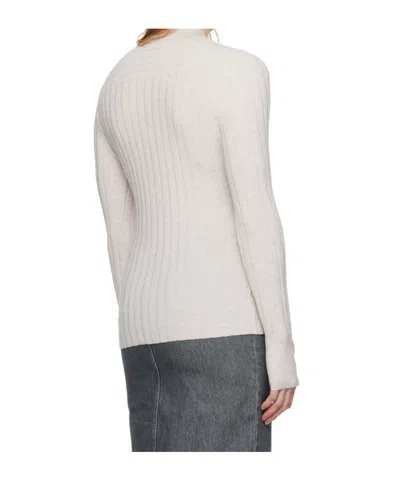 Filippa K Off-white Spread Collar Cardigan In White