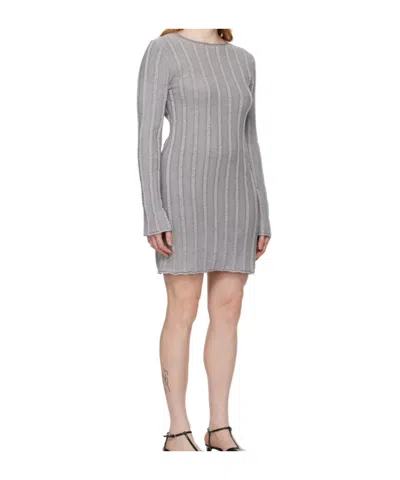 Filippa K Gray Rolled Edge Minidress