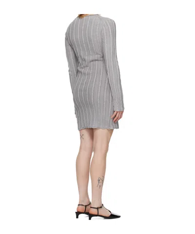 Filippa K Gray Rolled Edge Minidress