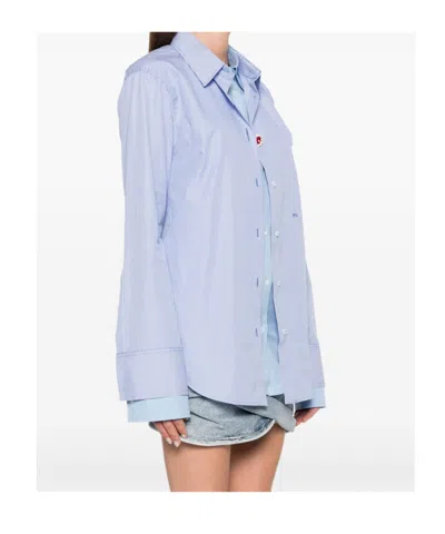 N°21 Classic Straight Shirt In Blue