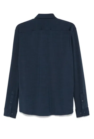 Hugo Boss Boss  Performance-stretch Jersey Slim Fit Shirt In Blue