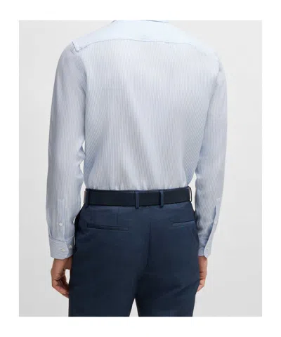 Hugo Boss Striped Shirt In White