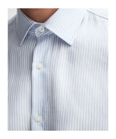 Hugo Boss Striped Shirt In White