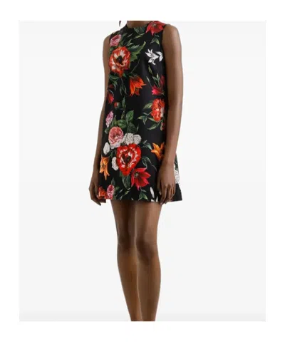 Dolce & Gabbana Floral-print Mini Dress