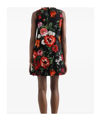 Dolce & Gabbana Floral-print Mini Dress