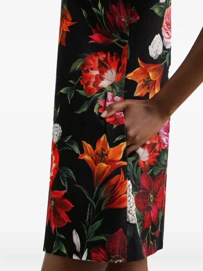 Dolce & Gabbana Floral-print Mini Dress