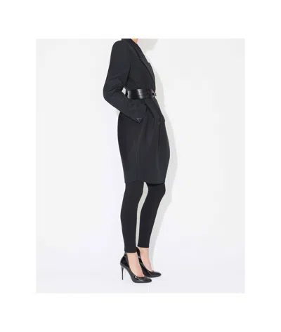 Alaïa Tailored Coat Clothing In Blue