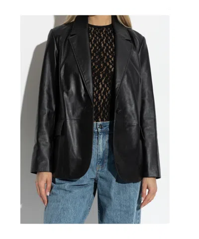 Paul Smith Long Sleeve Leather Blazer