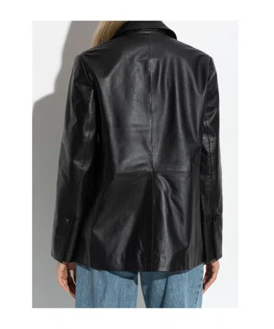 Paul Smith Long Sleeve Leather Blazer