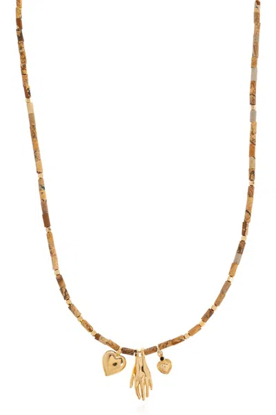 Isabel Marant Heart-hand Necklace