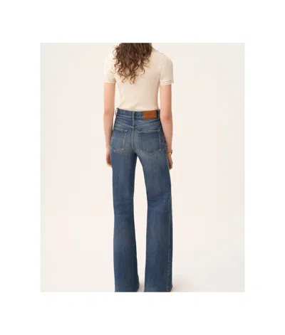 Chloé Scoop-neck Fitted Top In A Wool Knit  Lace
