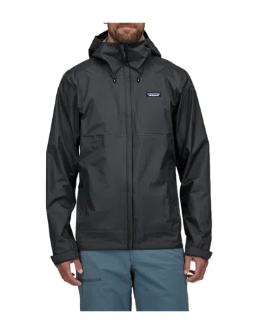 Patagonia Minimalist Grey Jacket With Adjustable Cuffs And Hood In Gray