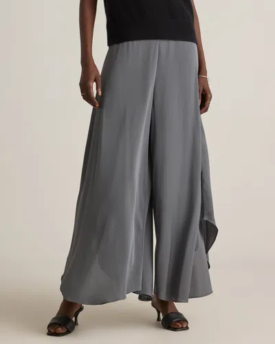 Quince Women's Washable Stretch Silk Palazzo Pants