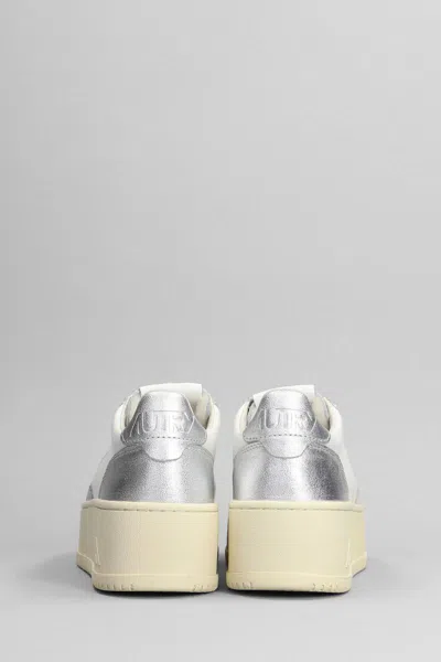 Autry Platform Low Sneakers In White