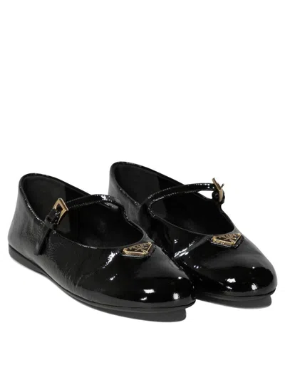 Prada Patent Leather Ballet Flats