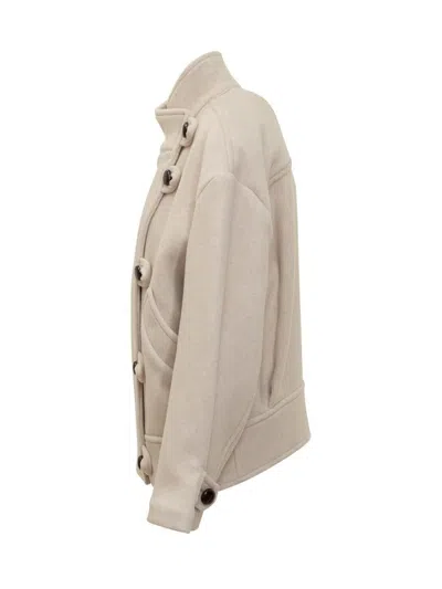 Isabel Marant Hanis-gb Coat In Neutral