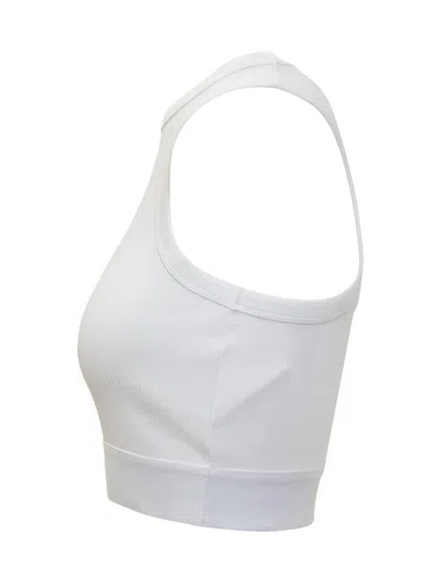 Givenchy Cropped Tank Top In Cotton With Band Clothing In White