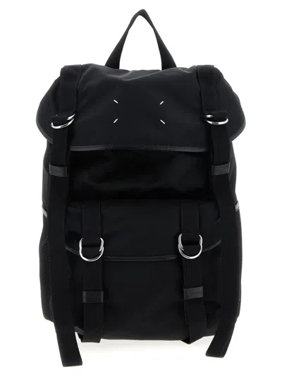 Maison Margiela Medium High-tech Backpack In Black