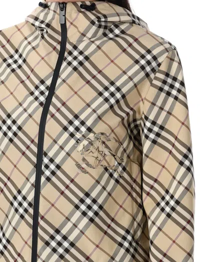 Burberry Women Archivio Check Waterproof Jacket In Multi