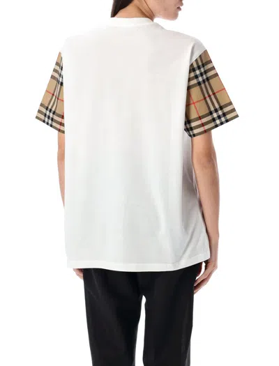 Burberry Regular Logo T-shirt In White