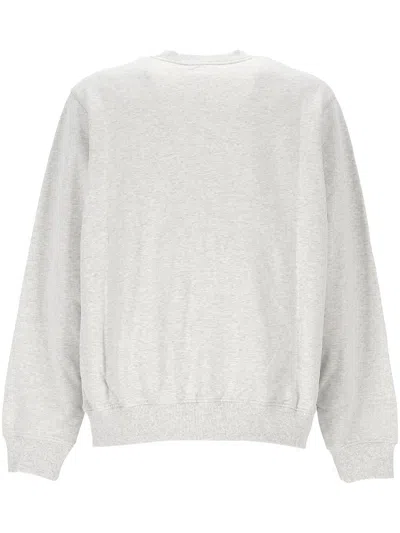 Casablanca Grey Long Sleeves Printed Sweatshirt In White