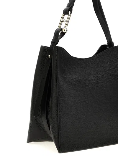 Furla Nuvola S Shoulder Bags Black In Black