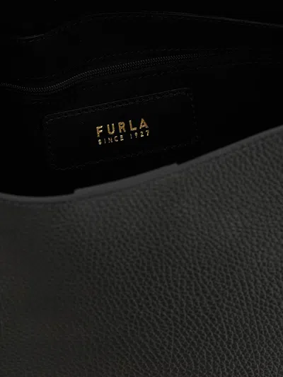 Furla Nuvola S Shoulder Bags Black In Black