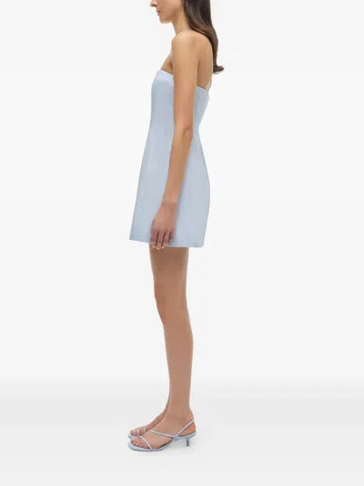 Simkhai Arta Strapless Mini Dress In Periwinkle Sky In Blue