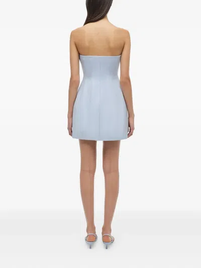 Simkhai Arta Strapless Mini Dress In Periwinkle Sky In Blue