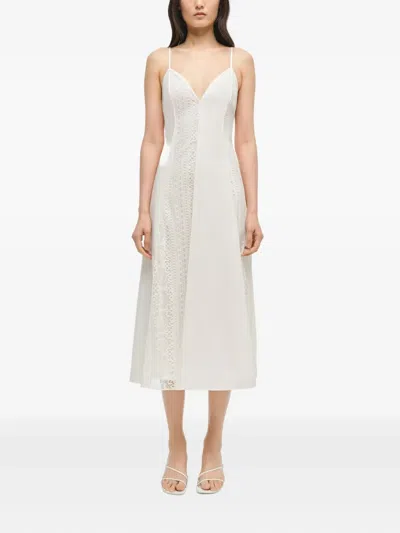 Simkhai Mina Lace-insert Midi Dress
